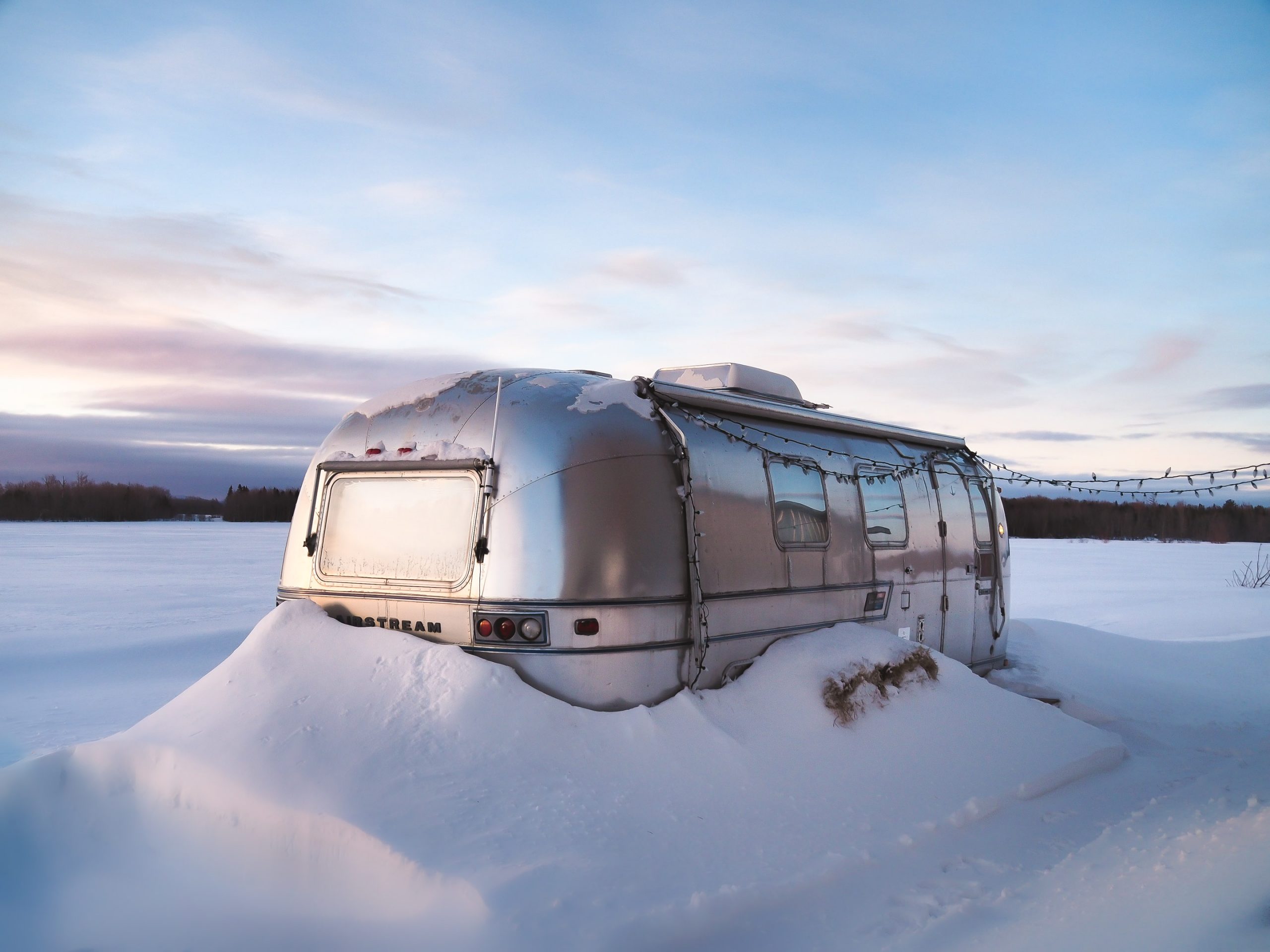 L'hiver en Airstream - Des Fenêtres sur le Monde